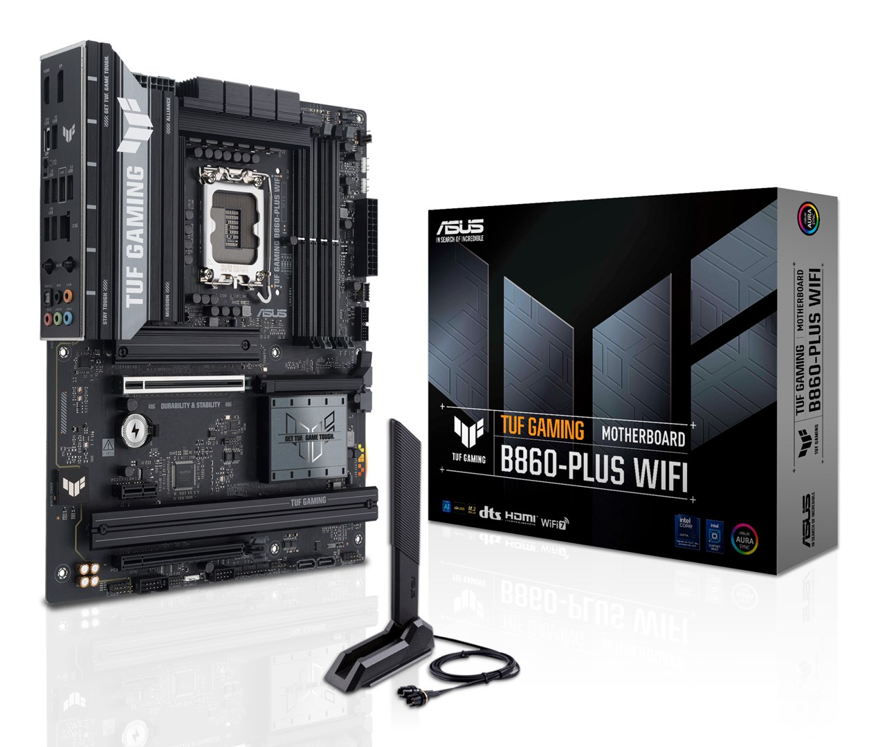 MAINBOARD INTEL ASUS TUF GAMING B860-PLUS WIFI AMD B860 SOCKET INTEL ATX DDR5